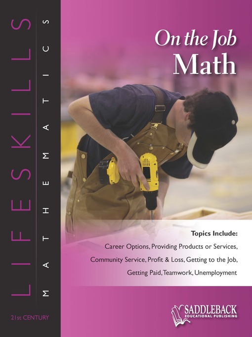 Title details for On the Job Math by Saddleback Educational Publishing - Available